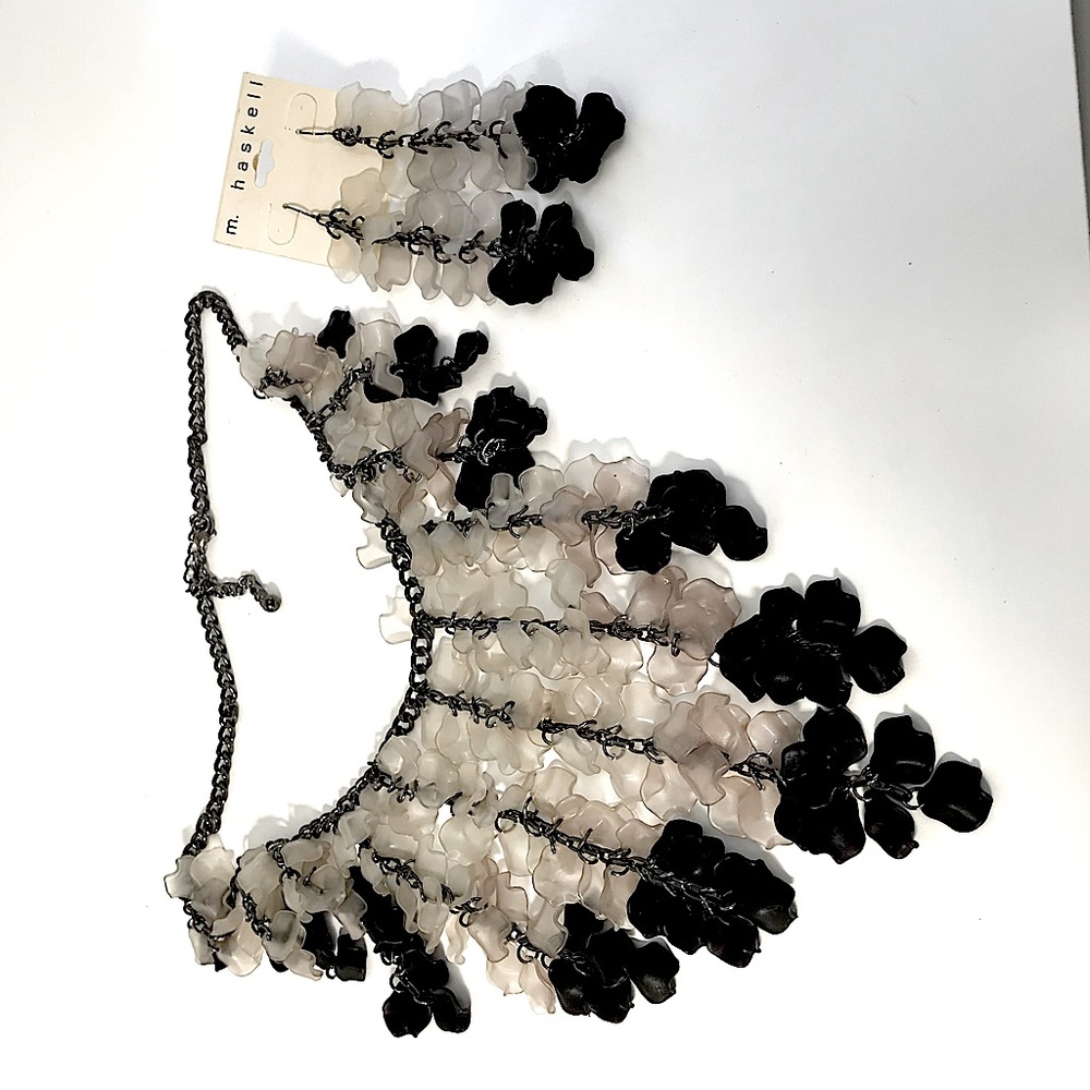 M. Haskell matching necklace & earrings